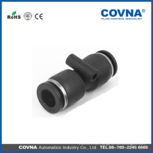 3 / 8inch Tube 2 Ways Air Pneumatische Kunststoff Quick Fittings